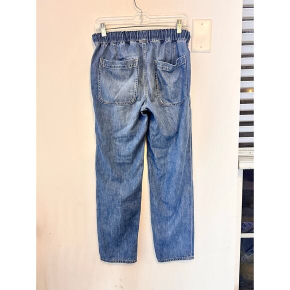 J Crew Drawstring Baggy Denim size 24 - Picture 2 of 4